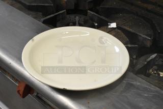 3 BRAND NEW SCRATCH AND DENT! Box of 4 Acopa White Ceramic Plates. 3 Times Your Bid!