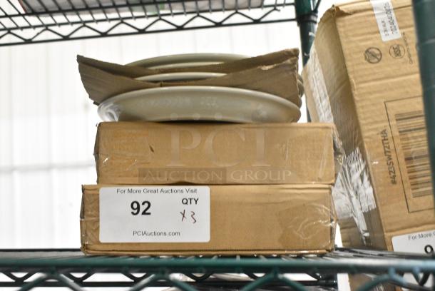 3 BRAND NEW SCRATCH AND DENT! Box of 4 Acopa White Ceramic Plates. 3 Times Your Bid! - Image 2 of 4
