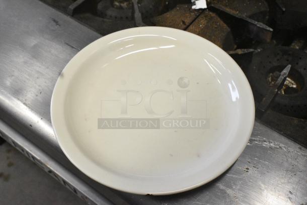 3 BRAND NEW SCRATCH AND DENT! Box of 4 Acopa White Ceramic Plates. 3 Times Your Bid! - Image 3 of 4