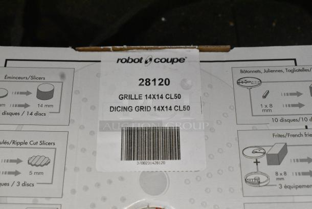 2 BRAND NEW SCRATCH AND DENT! Items Including Robot Coupe 28131 9/16" Slicing Disc and Robot Coupe 28120 9/16" Dicing Grid. 2 Times Your Bid! - Image 7 of 7