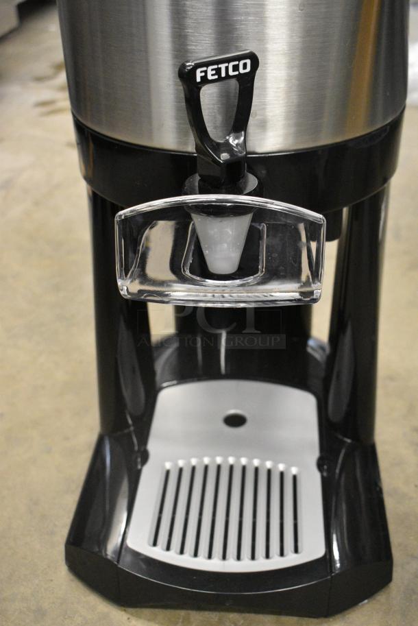 BRAND NEW SCRATCH AND DENT! Fetco L4D-20 Luxus 2 Gallon Stainless Steel Coffee Server with Stand - Image 3 of 5