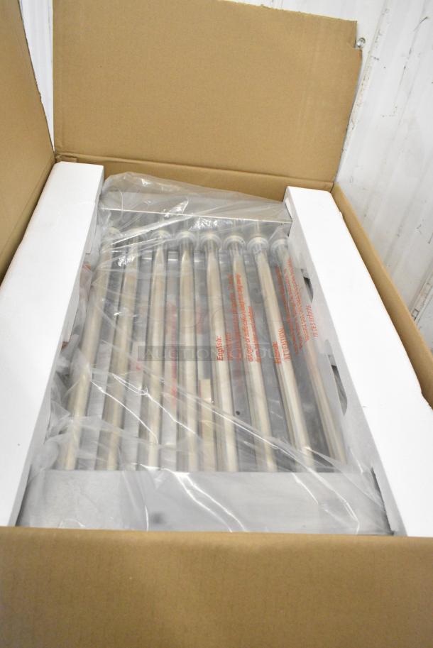 BRAND NEW SCRATCH AND DENT! Carnival King 382HDRG24 HDRG24 24 Hot Dog Roller Grill with 9 Rollers. 120 Volts, 1 Phase. Tested and Working! - Image 1 of 4