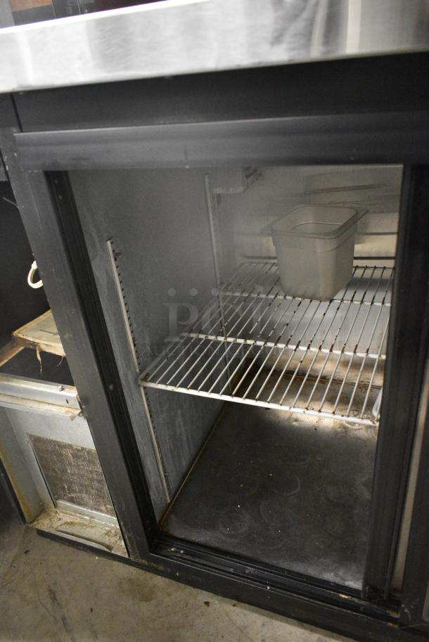 Continental BBC50 Metal Commercial 2 Door Back Bar Cooler Merchandiser. 115 Volts, 1 Phase. Tested and Powers On But Does Not Get Cold - Image 3 of 8