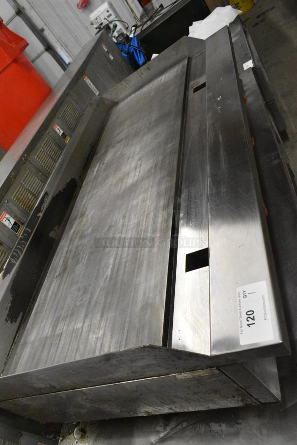 2022 Sierra SRTG60 Stainless Steel Commercial Countertop Natural Gas Powered Flat Top Griddle. - Image 4 of 8