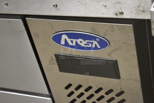 2020 Atosa MGF8453GR Stainless Steel Commercial 4 Drawer Chef Base on Commercial Casters. 115 Volts, 1 Phase. Tested and Powers On But Can't Verify Temperature - Image 2 of 8
