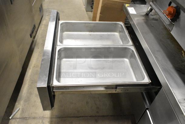 2020 Atosa MGF8453GR Stainless Steel Commercial 4 Drawer Chef Base on Commercial Casters. 115 Volts, 1 Phase. Tested and Powers On But Can't Verify Temperature - Image 4 of 8