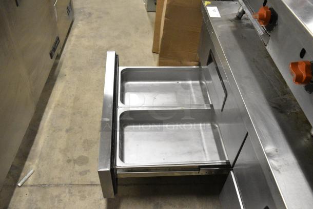 2020 Atosa MGF8453GR Stainless Steel Commercial 4 Drawer Chef Base on Commercial Casters. 115 Volts, 1 Phase. Tested and Powers On But Can't Verify Temperature - Image 5 of 8
