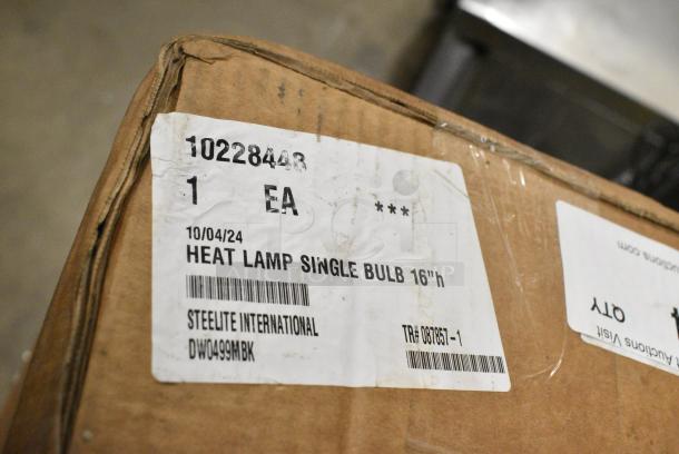 BRAND NEW SCRATCH AND DENT! Steelite International DW0499MBK Heat Lamp 18.0"W X 7.5"D X 16"H - Image 3 of 3
