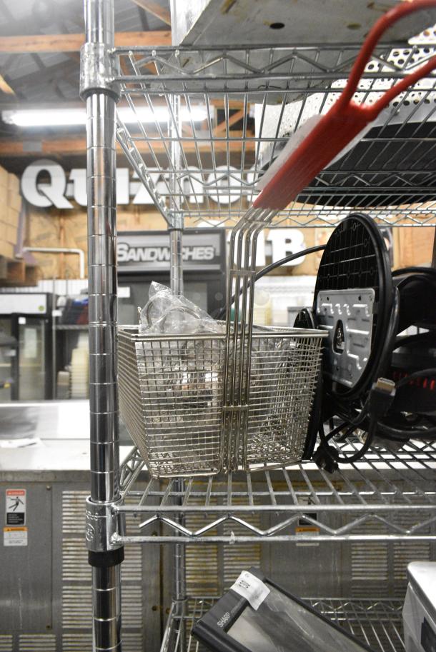 10 Various Metal Items Including Fry Basket, 1/9 Size Drop In Bins and Bowls. 10 Times Your Bid! - Image 2 of 5