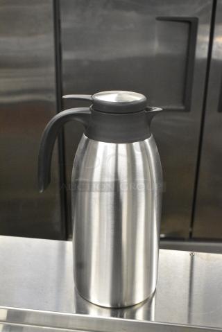 8 Stainless Steel Urns. 8 Times Your Bid!
