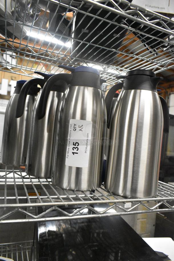 8 Stainless Steel Urns. 8 Times Your Bid! - Image 2 of 3