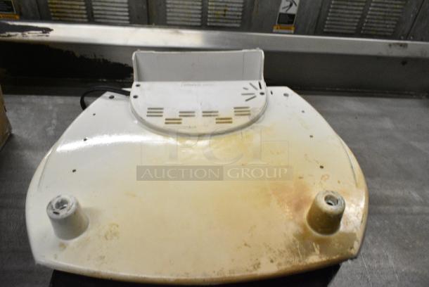 George Foreman Lean Mean Grilling Machine Panini Press. See Pictures for Damage. 115 Volts, 1 Phase. - Image 9 of 10