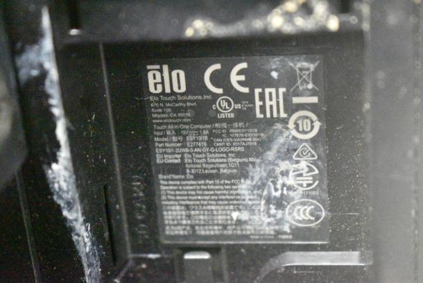 Elo All In One Touchscreen POS Computer - Image 7 of 8