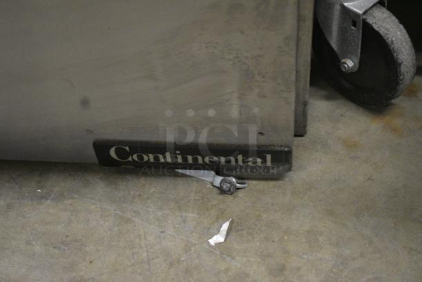 Continental SWF27N Stainless Steel Commercial Single Door Undercounter Freezer. 115 Volts, 1 Phase. Tested and Working! - Image 2 of 4