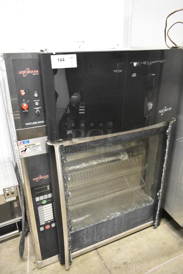 Alto Shaam AR-7VH Stainless Steel Commercial Electric Powered Rotisserie Oven w/ Ventless Hood and Basket Spits. See Pictures for Broken Outer Glass Pane. 200-240 Volts, 1 Phase. - Image 1 of 7