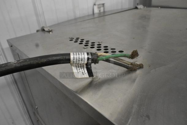 Alto Shaam AR-7VH Stainless Steel Commercial Electric Powered Rotisserie Oven w/ Ventless Hood and Basket Spits. See Pictures for Broken Outer Glass Pane. 200-240 Volts, 1 Phase. - Image 6 of 7
