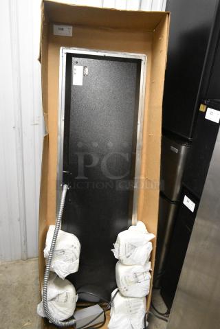 Hatco HBGB-6018 60" x 18" Black Glass Heated Shelf Warmer. 120 Volts, 1 Phase.