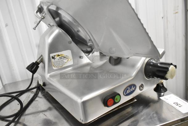 Globe G12 Metal Commercial Countertop Meat Slicer. 115 Volts, 1 Phase. Tested and Working! - Image 6 of 8