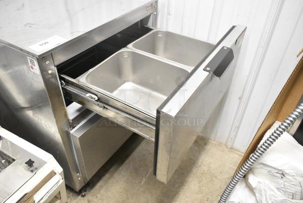 Beverage Air UCRD27A-2-23 Stainless Steel Commercial 2 Drawer Undercounter Cooler on Commercial Casters. 115 Volts, 1 Phase. Cannot Trips - Unit Trips Breaker - Image 4 of 7