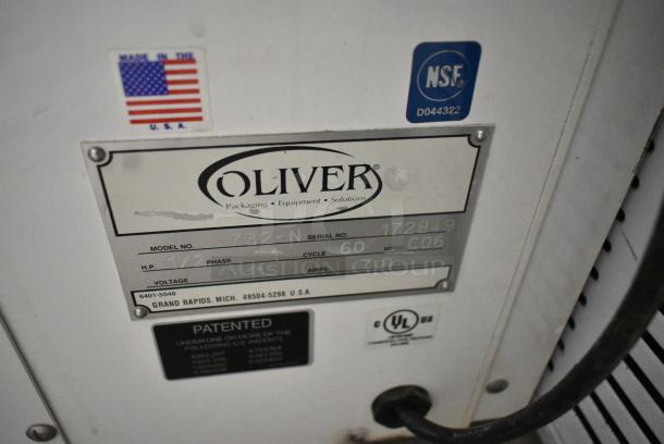 Oliver 732-N Metal Commercial Countertop Bread Loaf Slicer. 115 Volts, 1 Phase. Tested and Working! - Image 7 of 7
