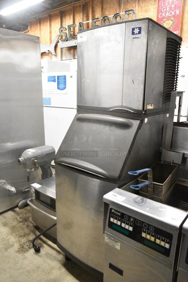 Manitowoc SY0424A Stainless Steel Commercial Ice Head on Manitowoc B420 Commercial Ice Bin. 115 Volts, 1 Phase. - Image 2 of 9