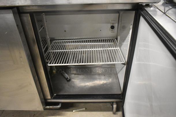 True TSSU-48-12 Stainless Steel Commercial Sandwich Salad Prep Table Bain Marie Mega Top on Commercial Casters. 115 Volts, 1 Phase. Cannot Test - Unit Trips Breaker - Image 6 of 9