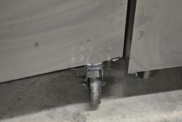 Beverage Air WTR27A-FIP Stainless Steel Commercial Work Top Single Door Cooler on Commercial Casters. 115 Volts, 1 Phase. Tested and Working! - Image 3 of 6