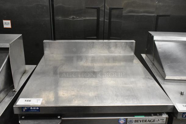 Beverage Air WTR27A-FIP Stainless Steel Commercial Work Top Single Door Cooler on Commercial Casters. 115 Volts, 1 Phase. Tested and Working! - Image 4 of 6