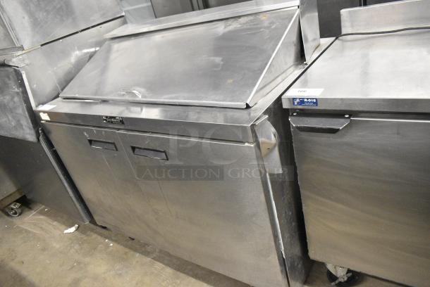 Delfield Stainless Steel Commercial Sandwich Salad Prep Table Bain Marie Mega Top on Commercial Casters. 115 Volts, 1 Phase. Tested and Working! - Image 2 of 14