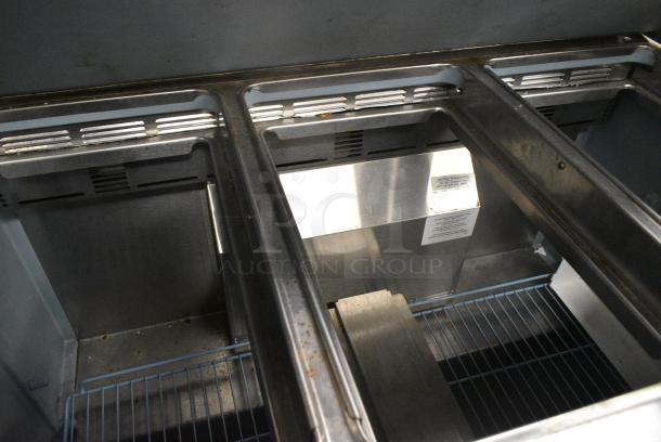 Delfield Stainless Steel Commercial Sandwich Salad Prep Table Bain Marie Mega Top on Commercial Casters. 115 Volts, 1 Phase. Tested and Working! - Image 14 of 14