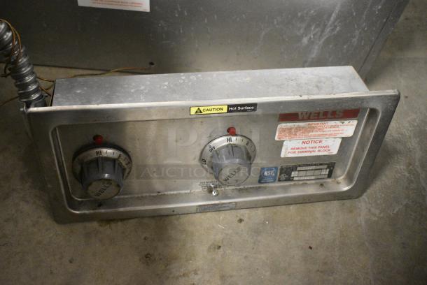 Wells MOO200T Stainless Steel Commercial Electric Powered 2 Bay Drop In Steam Table. 208/240 Volts, 1 Phase. - Image 4 of 6