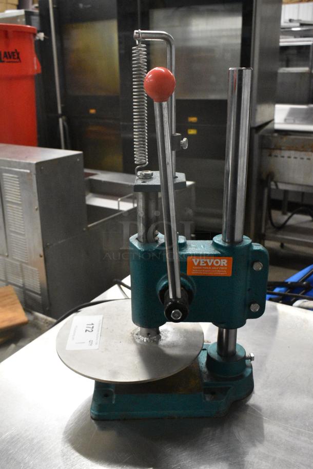 Vevor Metal Countertop Pizza Pastry Press Machine Stainless Steel Household Pizza Dough Pastry Manual Press Machine. - Image 1 of 4