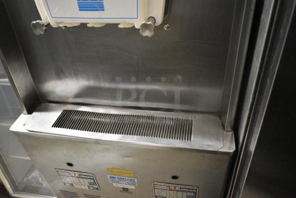 Taylor 339-33 Stainless Steel Commercial Floor Style Water Cooled 2 Flavor w/ Twist Soft Serve Ice Cream Machine on Commercial Casters. 208-230 Volts, 3 Phase. - Image 3 of 9