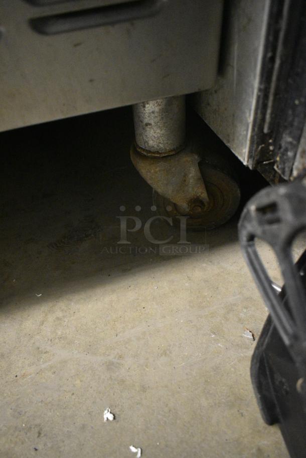 Taylor 339-33 Stainless Steel Commercial Floor Style Water Cooled 2 Flavor w/ Twist Soft Serve Ice Cream Machine on Commercial Casters. 208-230 Volts, 3 Phase. - Image 4 of 9