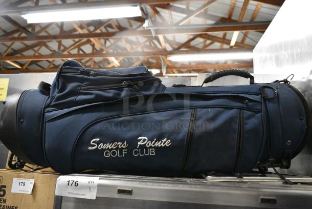 Somers Pointe Golf Club Blue Golf Club Bag - Image 3 of 3