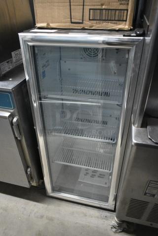 IDW G-4SI-N-2-3-4-B-5 Metal Mini Cooler Merchandiser. 110-120 Volts, 1 Phase. Tested and Working!