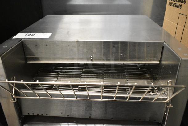 BRAND NEW SCRATCH AND DENT! Vollrath JT3BH Stainless Steel Commercial Electric Powered Countertop Electric Powered Conveyor Toaster Oven. 208 Volts. - Image 4 of 7