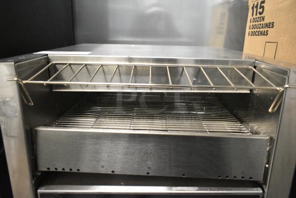 BRAND NEW SCRATCH AND DENT! Vollrath JT3BH Stainless Steel Commercial Electric Powered Countertop Electric Powered Conveyor Toaster Oven. 208 Volts. - Image 5 of 7