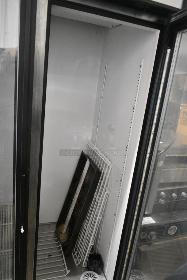 True GDM-35F-LD Metal Commercial 2 Door Reach In Freezer Merchandiser w/ Poly Coated Racks. 115 Volts, 1 Phase. Tested and Powers On But Does Not Get Cold - Image 3 of 6