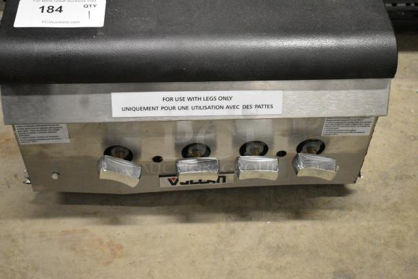BRAND NEW SCRATCH AND DENT! Vulcan VSP200F-1 Stainless Steel Commercial Countertop Natural Gas Powered 2 Burner Range.  220,000 BTU. - Image 2 of 6