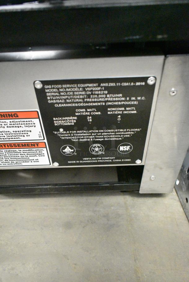BRAND NEW SCRATCH AND DENT! Vulcan VSP200F-1 Stainless Steel Commercial Countertop Natural Gas Powered 2 Burner Range.  220,000 BTU. - Image 6 of 6