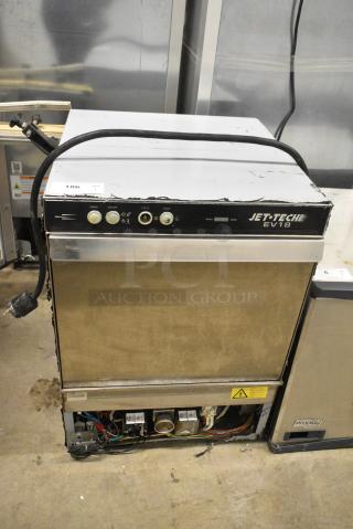 Jet Tech EV18 Stainless Steel Commercial Undercounter Dishwasher. 208/240 Volts, 1 Phase.