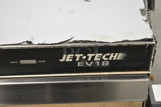 Jet Tech EV18 Stainless Steel Commercial Undercounter Dishwasher. 208/240 Volts, 1 Phase. - Image 2 of 8