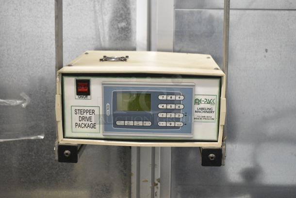 Metal Commercial Floor Style Label Machine on Commercial Casters. - Image 4 of 8