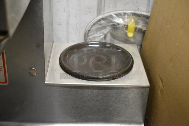 Stainless Steel Commercial Countertop 3 Burner Coffee Machine w/ Hot Water Dispenser and Metal Brew Basket. 115 Volts, 1 Phase. - Image 4 of 7
