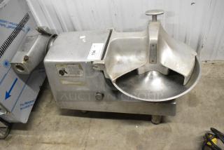 Hobart 84145 Metal Commercial Countertop Buffalo Chopper w/ S Blade. 115 Volts, 1 Phase. Tested and Working!