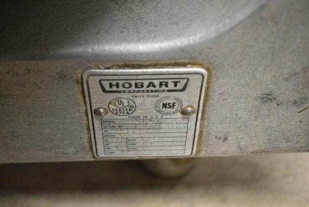Hobart 84145 Metal Commercial Countertop Buffalo Chopper w/ S Blade. 115 Volts, 1 Phase. Tested and Working! - Image 6 of 7