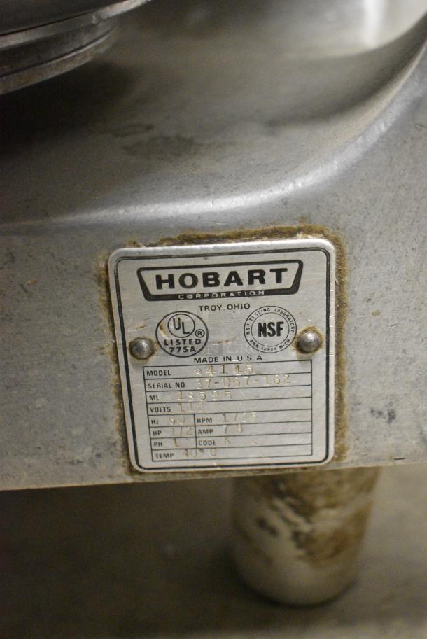 Hobart 84145 Metal Commercial Countertop Buffalo Chopper w/ S Blade. 115 Volts, 1 Phase. Tested and Working! - Image 7 of 7