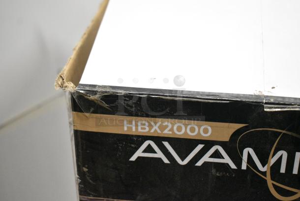 BRAND NEW SCRATCH AND DENT! AvaMix HBX2000 64 oz. 3 1/2 hp Programmable Commercial Blender with Touchpad and Sound Enclosure. - Image 7 of 14