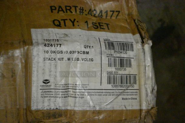 BRAND NEW SCRATCH AND DENT! Vulcan 1000735 STACK/G-LEG Gas Convection Oven Stacking Kit - Image 3 of 3